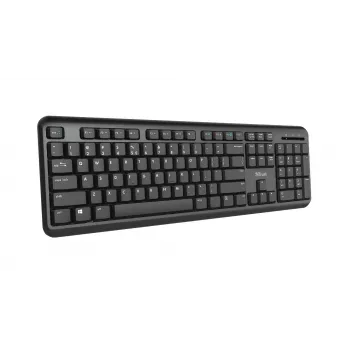 Trust TK-350 bezvadu tastatūra Office RF Wireless QWERTZ vācu melna