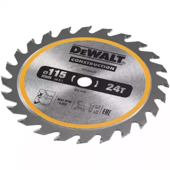 Ripzāģa asmens DeWALT DT20420-QZ 11,5 cm kokam
