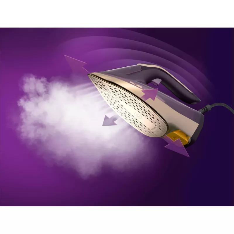 Gleznotājs Philips DST8040/30 — 3000 W, 0.35 L tvertne, SteamGlide Elite zole, vertikāls tvaiks