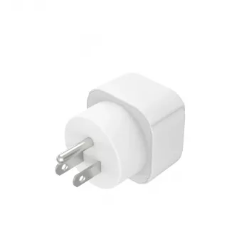 Hama 00223438 kontaktligzdu adapteris B tipa spraudnis – C (Europlug) + F tipa ligzdas, balts
