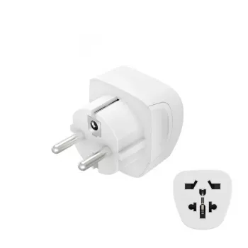 Hama 00223456 hibrids strāvas adapteris E/F universāls balts