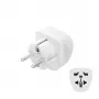 Hama 00223456 hibrids strāvas adapteris E/F universāls balts