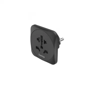 Hama 00223454 strāvas adapteris E/F hibrīds universāls melns