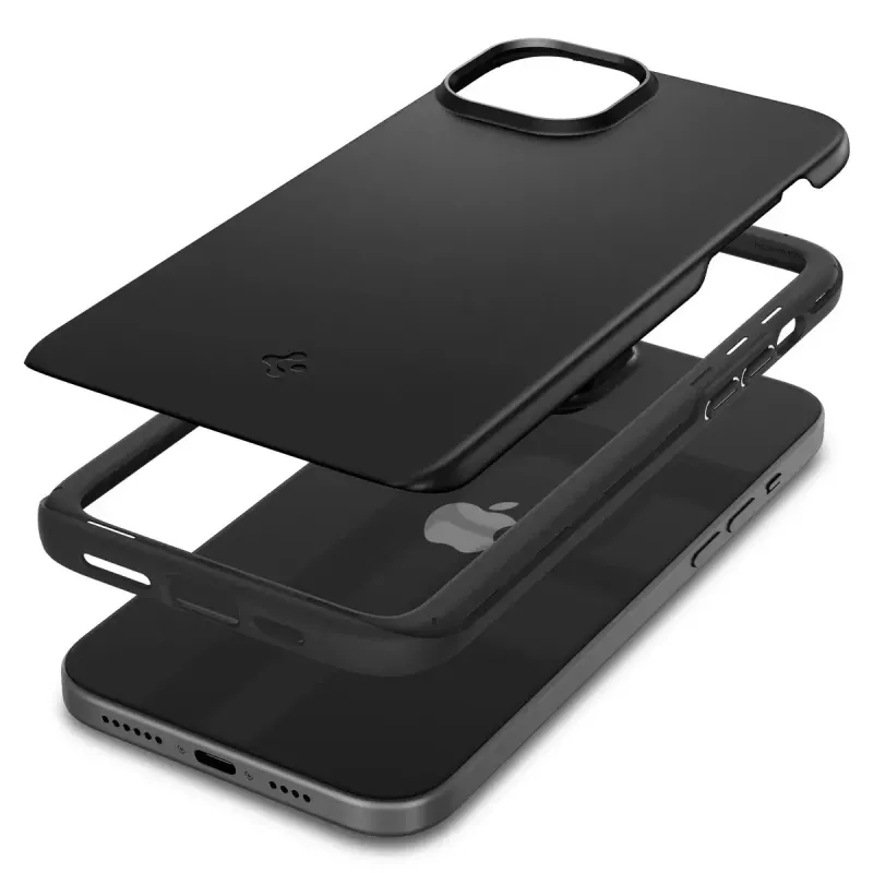 Spigen ACS06776 vāciņš iPhone 15 15.5 cm Melns