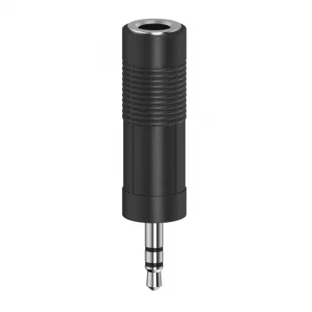 Audio kabelis Hama 00205196 3.5mm līdz 6.35mm Melns