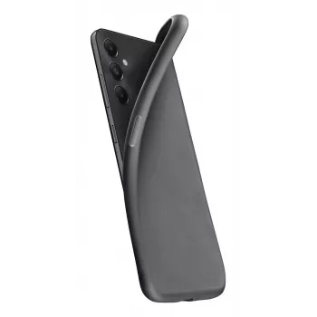 Cellularline Chroma Galaxy A15 krāsains mīksts gumijas vāciņš, Melns