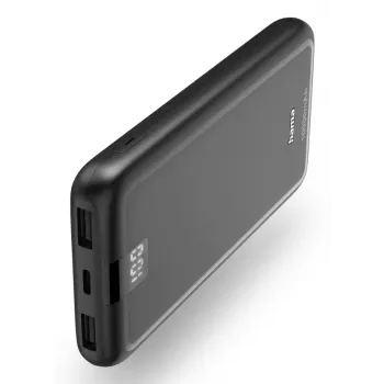 Hama 00201709 ārējais akumulators LiPo 10000 mAh antracīts