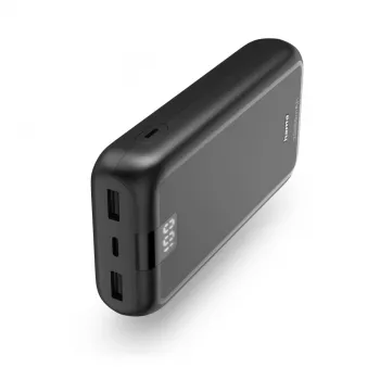 Hama 00201710 ārējais akumulators Litija Polimērs (LiPo) 20000 mAh Antracīts