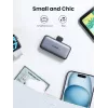 Power bank UGREEN 35338, 5000 mAh, pelēks, portatīvais akumulators viedtālrunim, vienas ierīces izvade