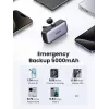 Power bank UGREEN 35338, 5000 mAh, pelēks, portatīvais akumulators viedtālrunim, vienas ierīces izvade