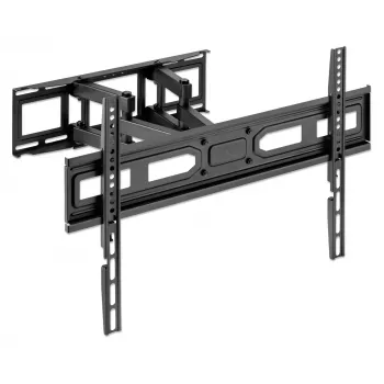 Manhattan TV un Monitoru Stiprinājums Sienas Pilna Kustība 1 Ekrāns 37-65 Melns VESA 100x100 līdz 600x400mm Maks. 40kg