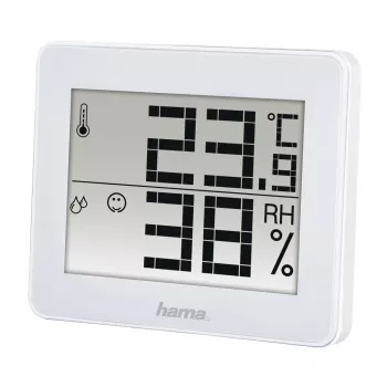 Digitālais termometrs un higrometrs Hama TH-130 Balts