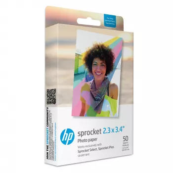 Fotopapīrs HP Sprocket Select 5.8 x 8.6 cm 50 loksnes iepakojums