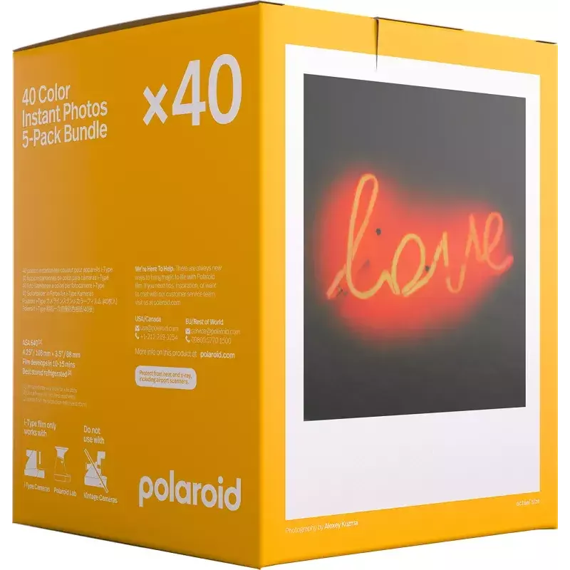 Krāsu filma I-Type Polaroid 5 iepakojums