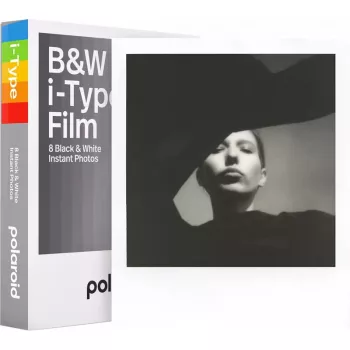 Polaroid B&W Film I-Type 8 gab. melnbalta instant filma