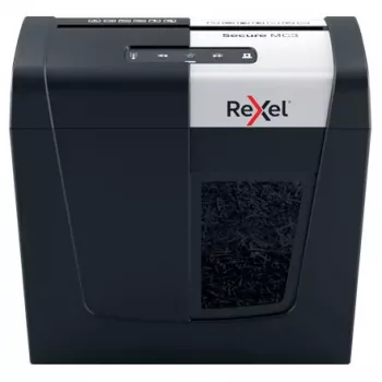 Rexel Secure MC3 Whisper-Shred Mikro griezums Papīra smalcinātājs P5