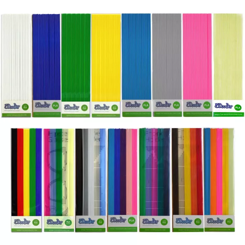 3D drukas materiāls 3Doodler PL02-ROYL 25 zili PLA pavedieni