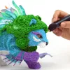 3D drukas materiāls 3Doodler PL02-ROYL 25 zili PLA pavedieni