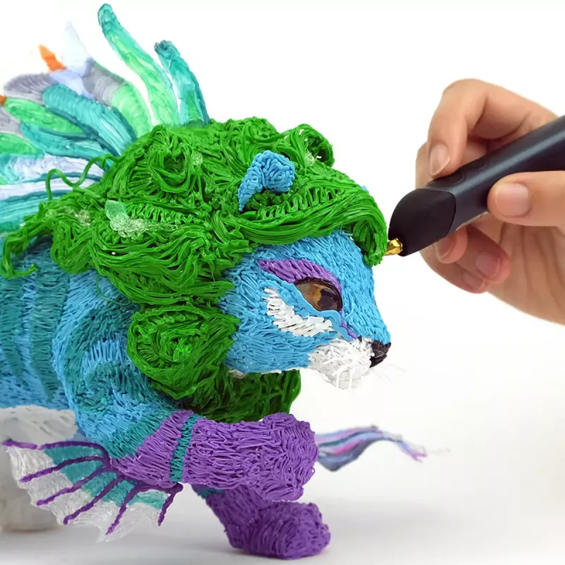 3D drukas materiāls 3Doodler PL02-ROYL 25 zili PLA pavedieni