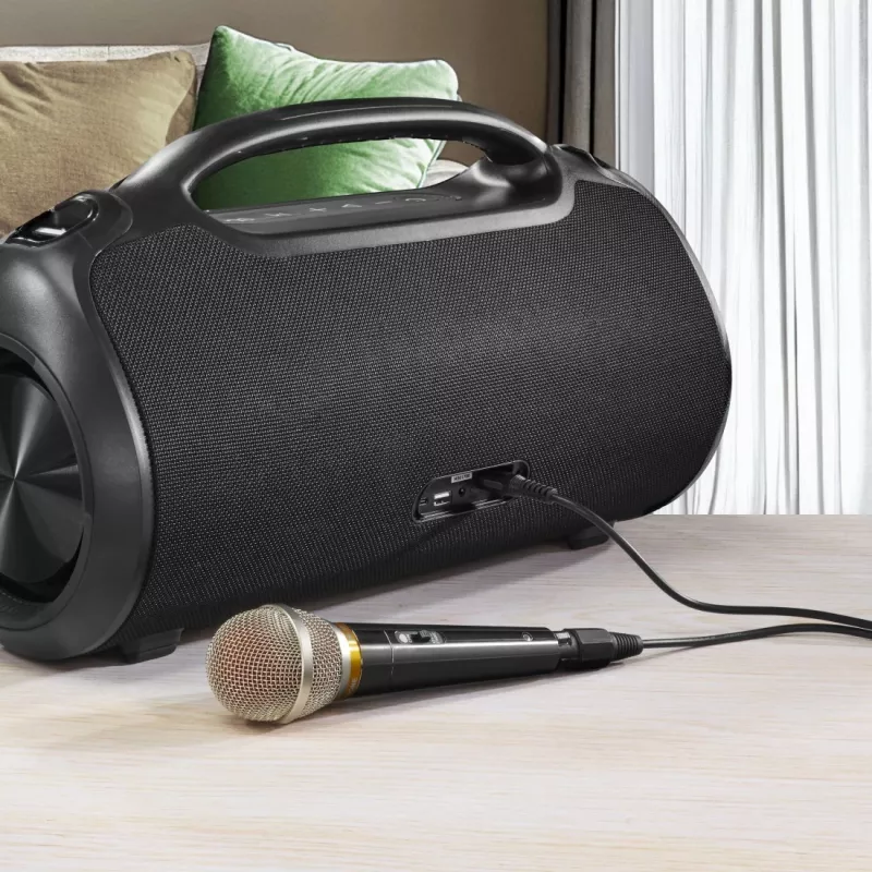 Partijas skaļrunis HAMA UltiMate Pro 120 W, bezvadu Bluetooth, ūdensizturīgs, iebūvēts akumulators, USB-C uzlāde