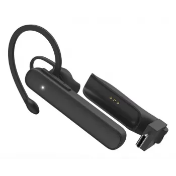Hama MyVoice Station Bezvadu Bluetooth Mono Austiņas Ar Ausu Āķi Birojam/Zvanu Centram Melna