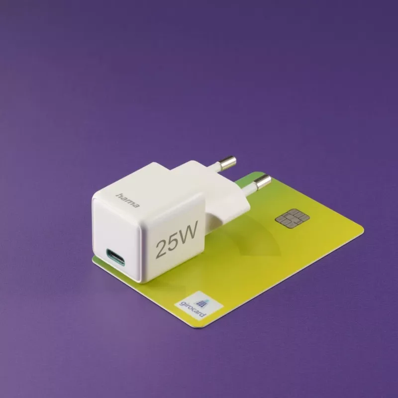Hama 00201981 sienas lādētājs 25 W USB-C Quick Charge un Power Delivery balts