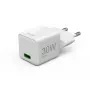 Hama 00201982 ātrs lādētājs viedtālruņiem un planšetēm, balts, 30 W, USB-C, iekštelpām