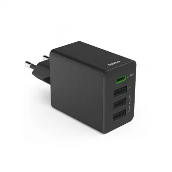 Hama 00201990 mobilās ierīces lādētājs, 35 W, USB Type-C, melns