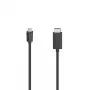 Hama 00200717 video kabeļa adapteris 1.5 m USB Type-C – DisplayPort melns