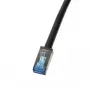 Tīkla kabelis LogiLink CQ7033S RJ-45 Cat6a 1 m Melns