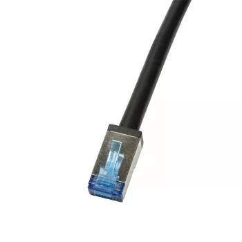 Tīkla kabelis LogiLink CQ7143S RJ-45 Cat6a 50 m Melns
