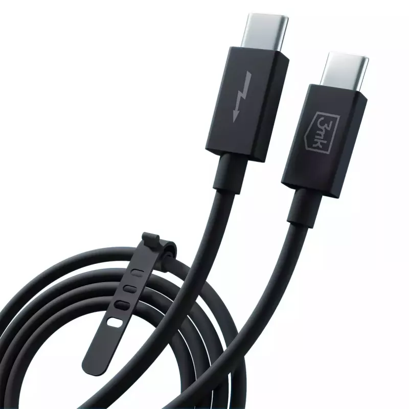 3mk Hyper Thunderbolt 4 Pro kabelis, 240 W, 1 m