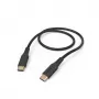 Hama Flexible USB kabelis USB 2.0 1,5 m USB C Melns