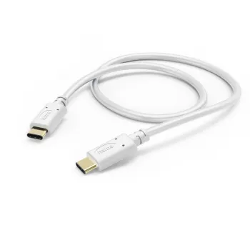 Hama lādēšanas kabelis, USB-C - USB-C, 1,5 m, balts