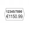 Pašlīmējošās cenu zīmes Avery PLP1626, 26x16 mm, 12 000 gab.