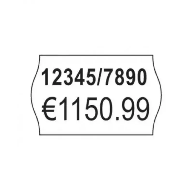 Pašlīmējošās cenu zīmes Avery PLP1626, 26x16 mm, 12 000 gab.