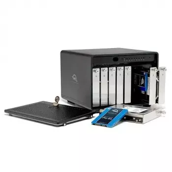 OWC ThunderBay 8 galddatora disku masīvs, melns, 8 sloti, HDD/SSD