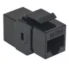 Intellinet Inline Coupler Cat5e UTP Keystone Tipa 8P8C Sieviete–Sieviete Melns
