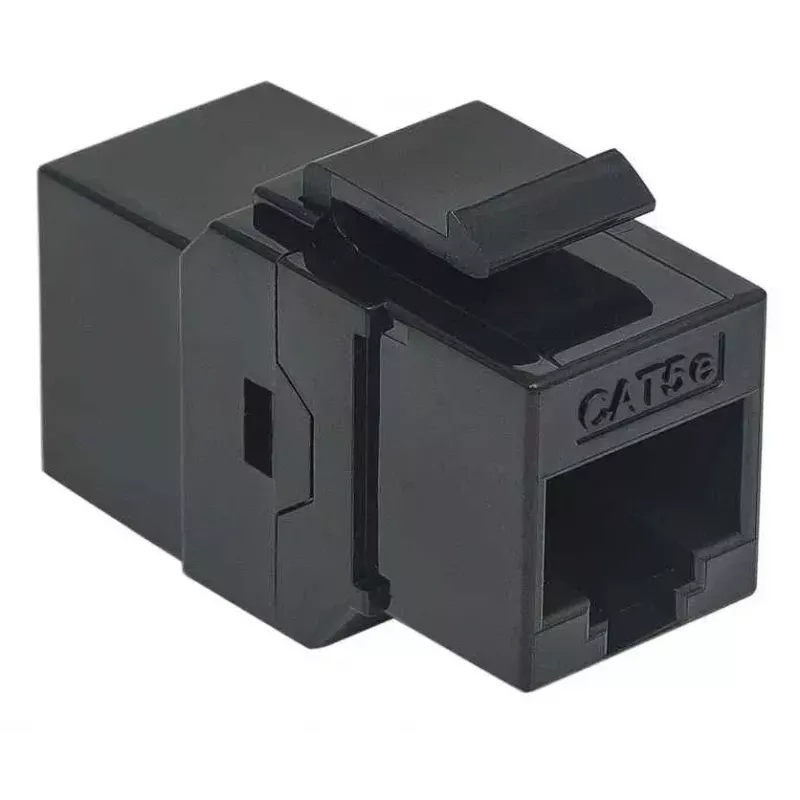 Intellinet Inline Coupler Cat5e UTP Keystone Tipa 8P8C Sieviete–Sieviete Melns
