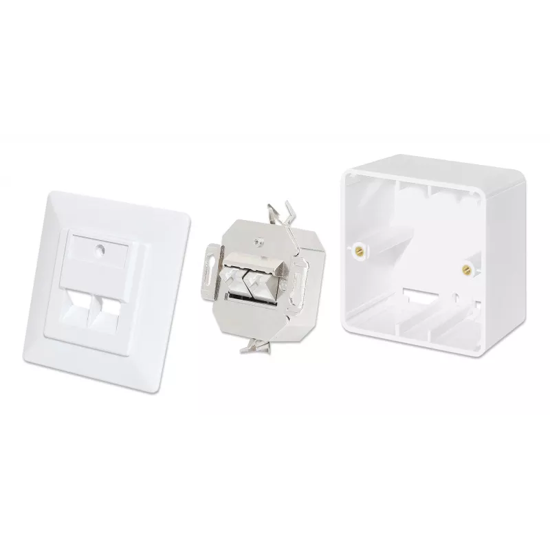 Intellinet Virsmas Montāžas Kaste 771894 80x80x45mm Signālbaltā RAL9003