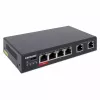Intellinet 6-Portu Fast Ethernet Slēdzis 4 PoE Porti 65W Budžets