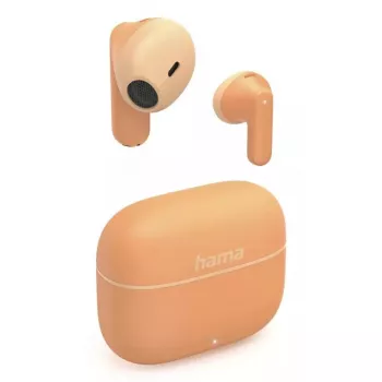 Hama Freedom Light II TWS austiņas, oranžas, Bluetooth, iebūvēts mikrofons