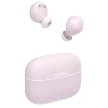 Hama Freedom Buddy II TWS austiņas, zvanu/mūzikas Bluetooth, rozā