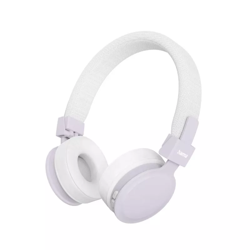 Hama Freedom Lit III Bezvadu austiņas uz auss, Bluetooth, USB-C, ceriņi/balta