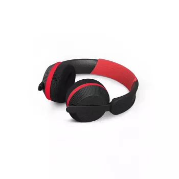 Philips 6000 series TAA6219BK/00 bezvadu austiņas ar saules enerģijas uzlādi, melnas/sarkanas