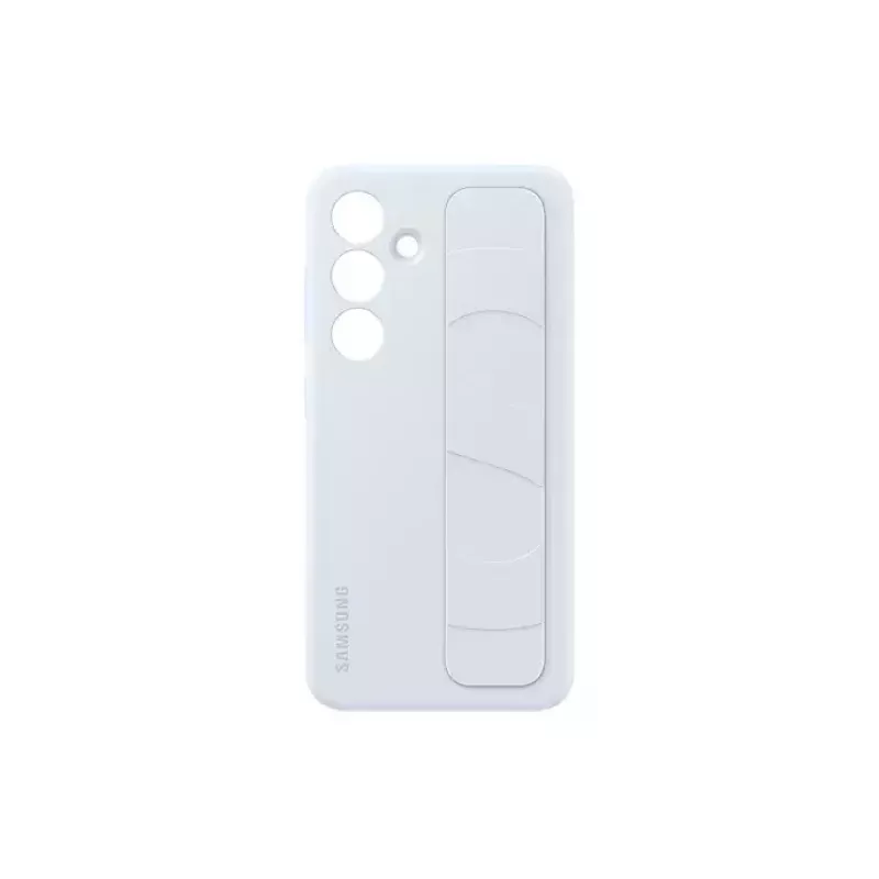 Samsung Galaxy S24 vāks Light Blue Monochromatisks ar galda statīvu