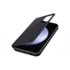 Samsung EF-ZS711CBEGWW Smart View Wallet Case apvalks Galaxy S23 FE, ar vietu kartēm, melns