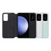 Samsung EF-ZS711CBEGWW Smart View Wallet Case apvalks Galaxy S23 FE, ar vietu kartēm, melns