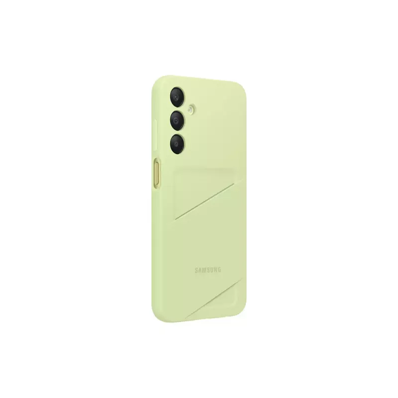 Samsung EF-OA256TMEGWW apvalks ar vietu kartēm Galaxy A25 5G, TPU, laima krāsā