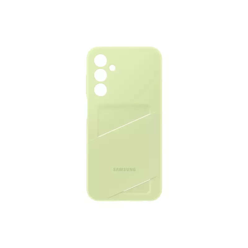 Samsung EF-OA256TMEGWW apvalks ar vietu kartēm Galaxy A25 5G, TPU, laima krāsā